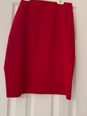 Style & Co. Red A-Line Skirt